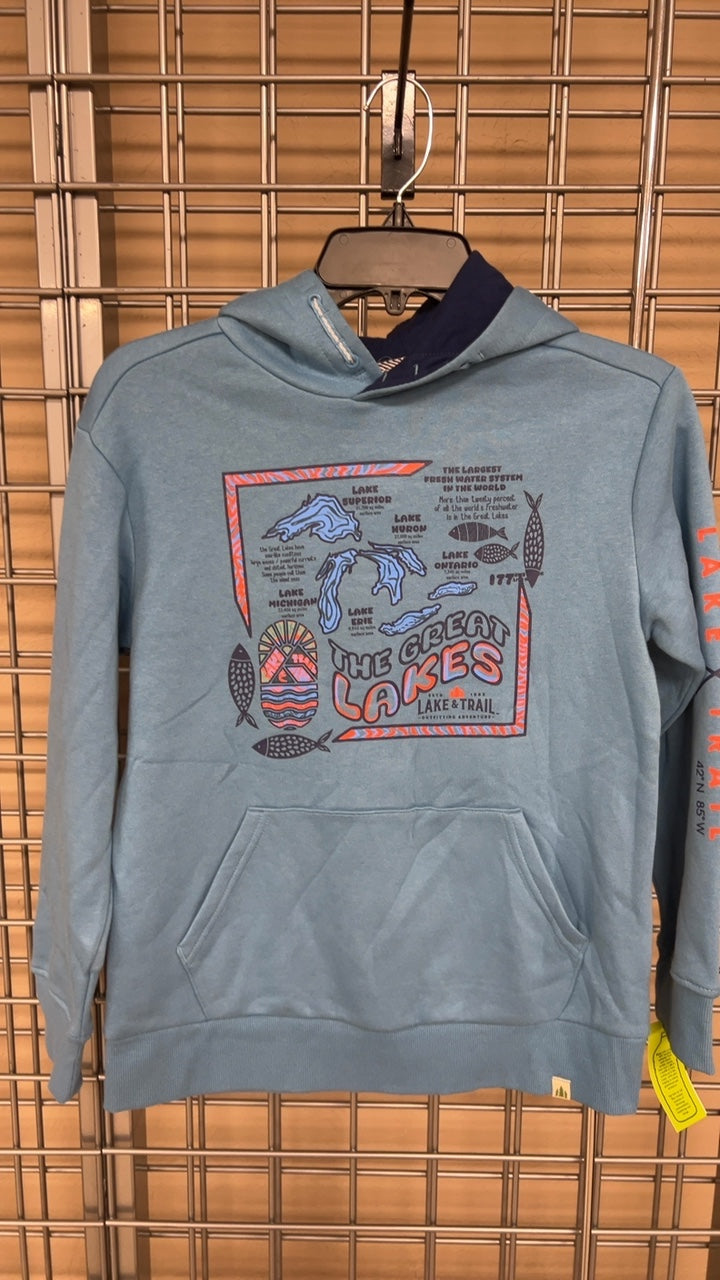 Hoodie Youth Light Blue