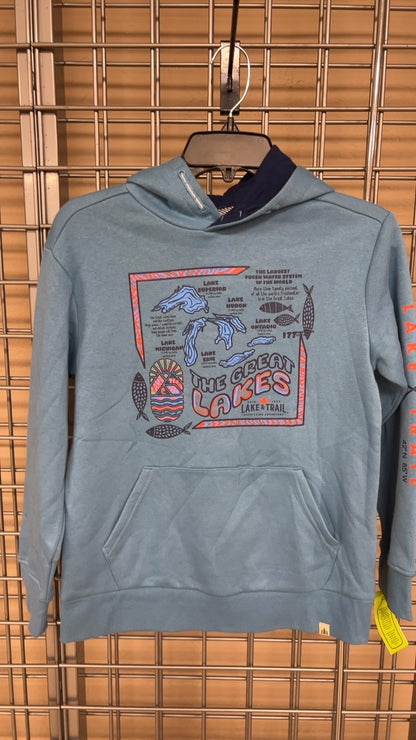 Hoodie Youth Light Blue