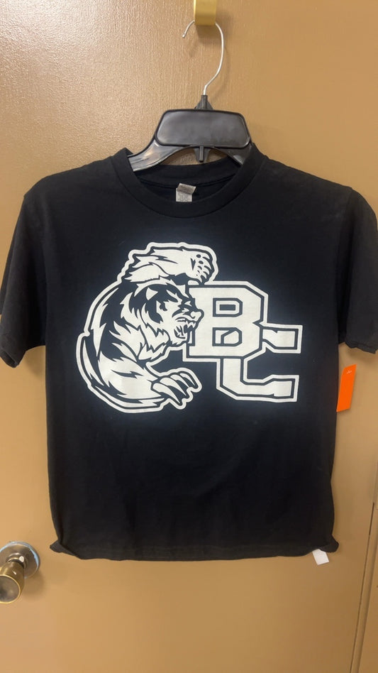 T-Shirt YOUTH Large Black and white