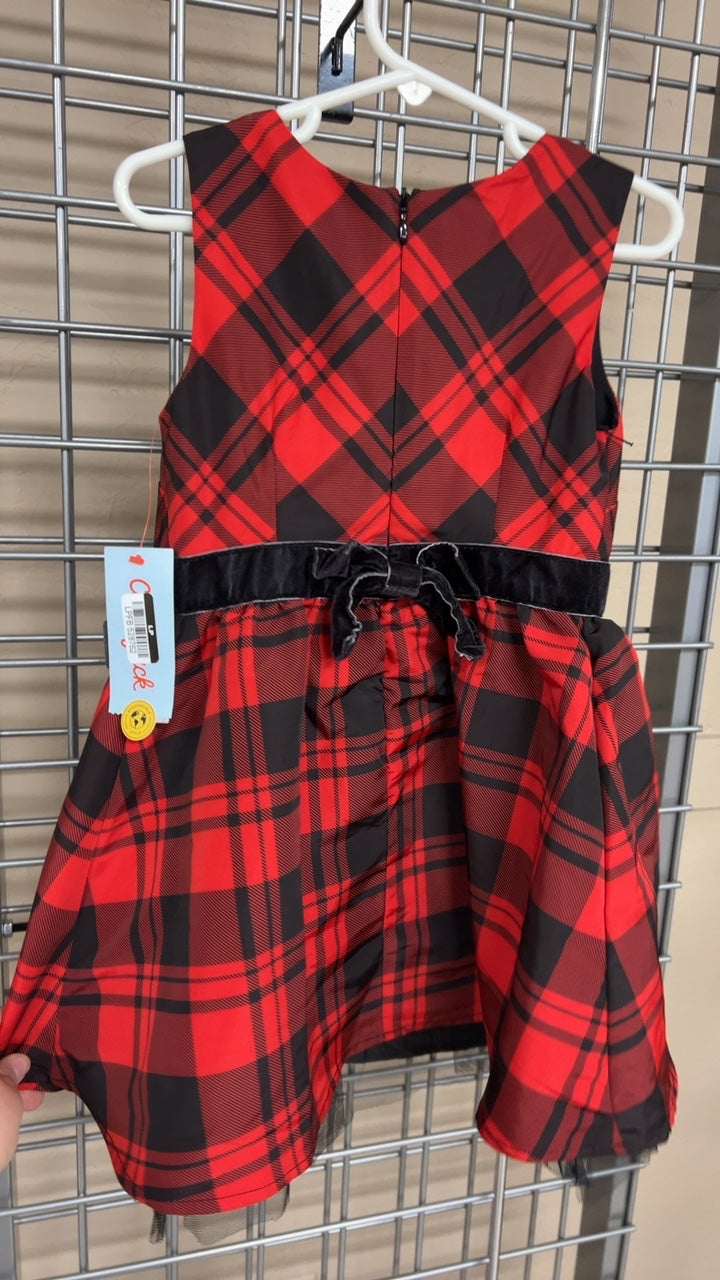Cat & Jack Dress Red and black