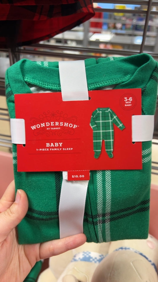 Wondershop Pajama Set BABY Green