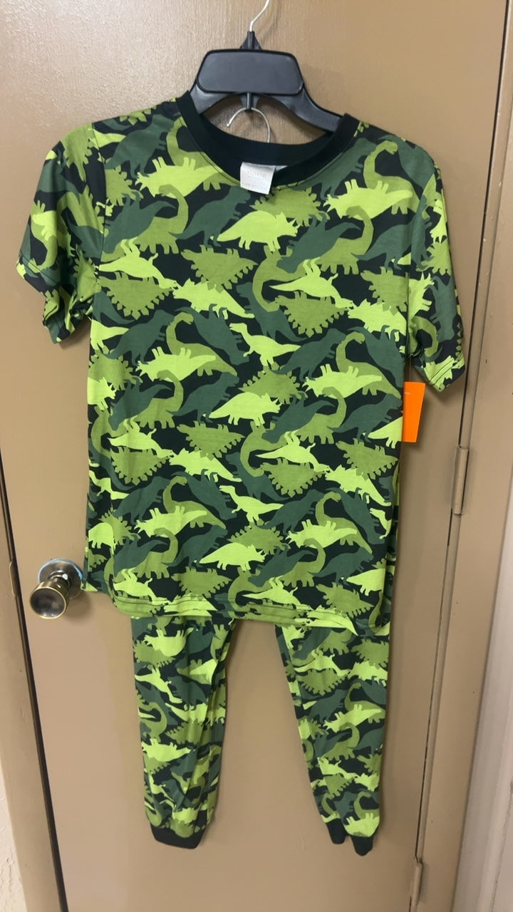 Pajama Set Youth XL Green and Black