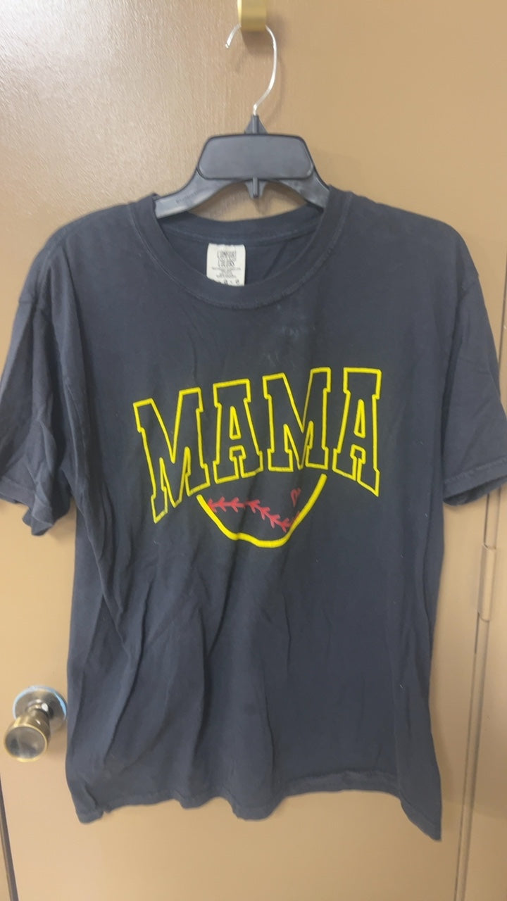 Softball T-Shirt Large Black