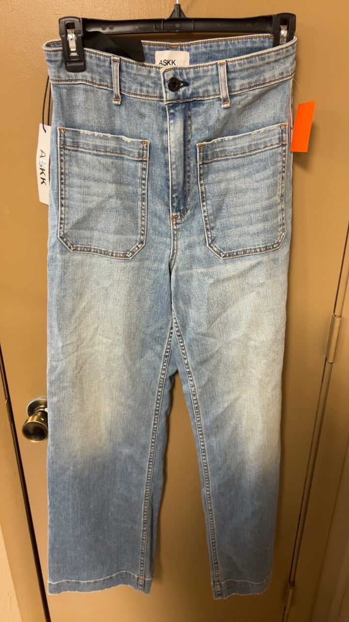 ASKK Pants 28 Waist Light Blue