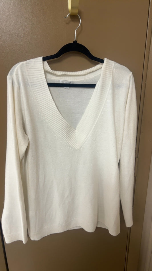 NEW YORK & COMPANY Sweater XL White