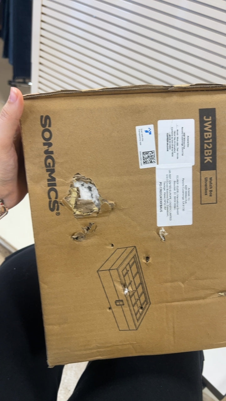 SONGMICS Jewelry Box Brown
