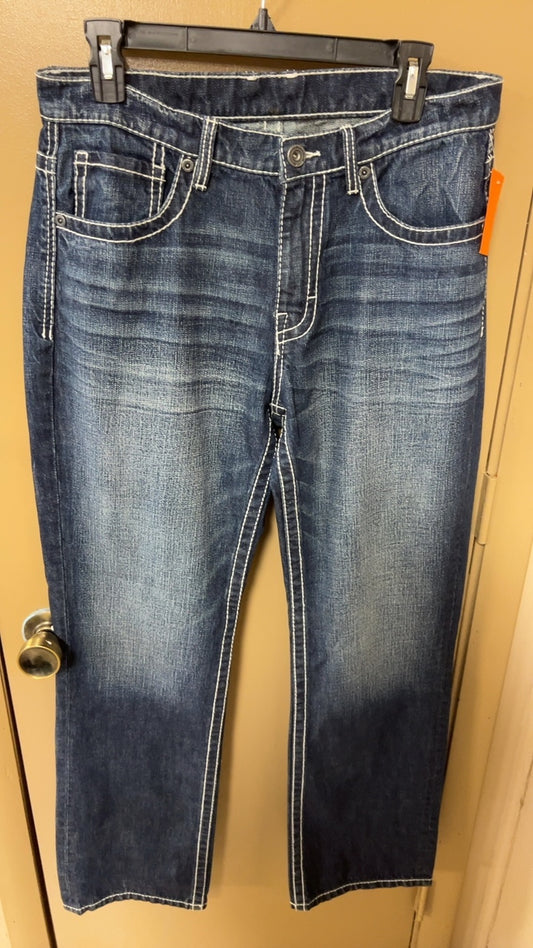Pants 12 Dark blue with faded wash