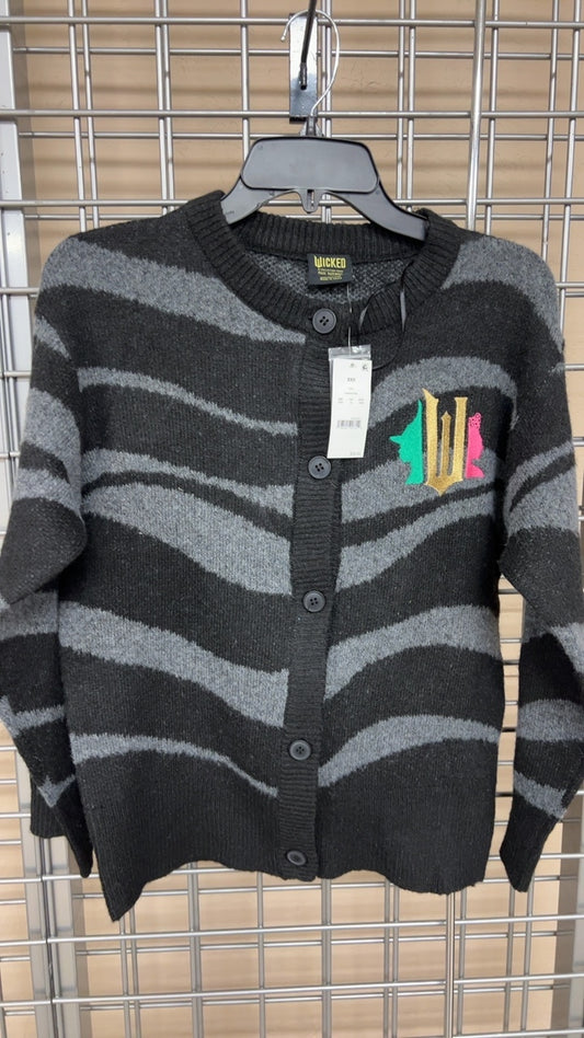 Wicked Cardigan XXS Black and gray