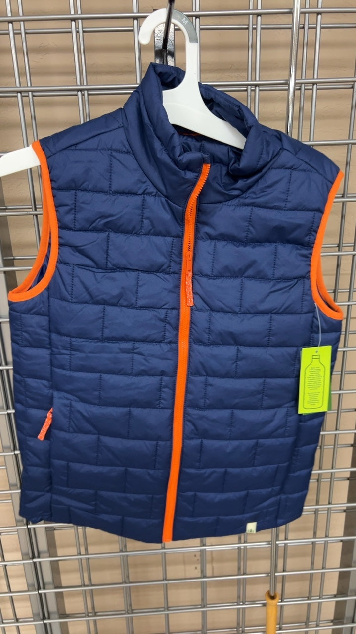 Puffer Vest Youth Navy blue
