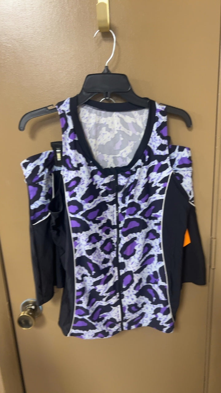 Swim 2XL Multicolor (Purple, Black, White)