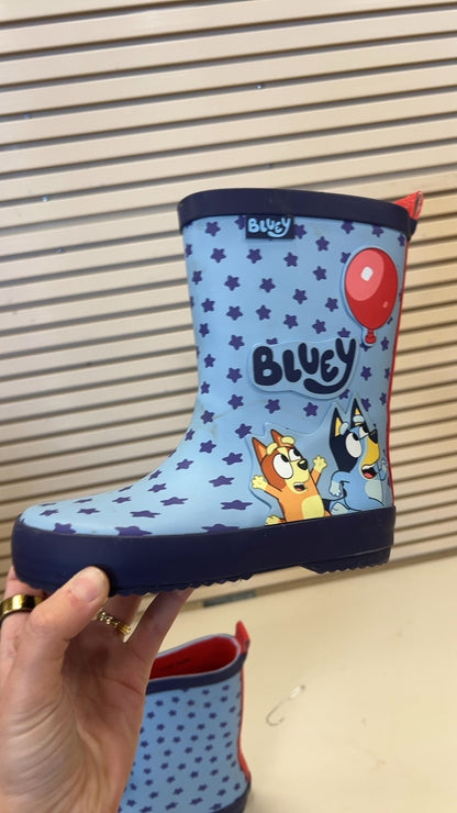 Bluey Rain Boots Youth 9/10 