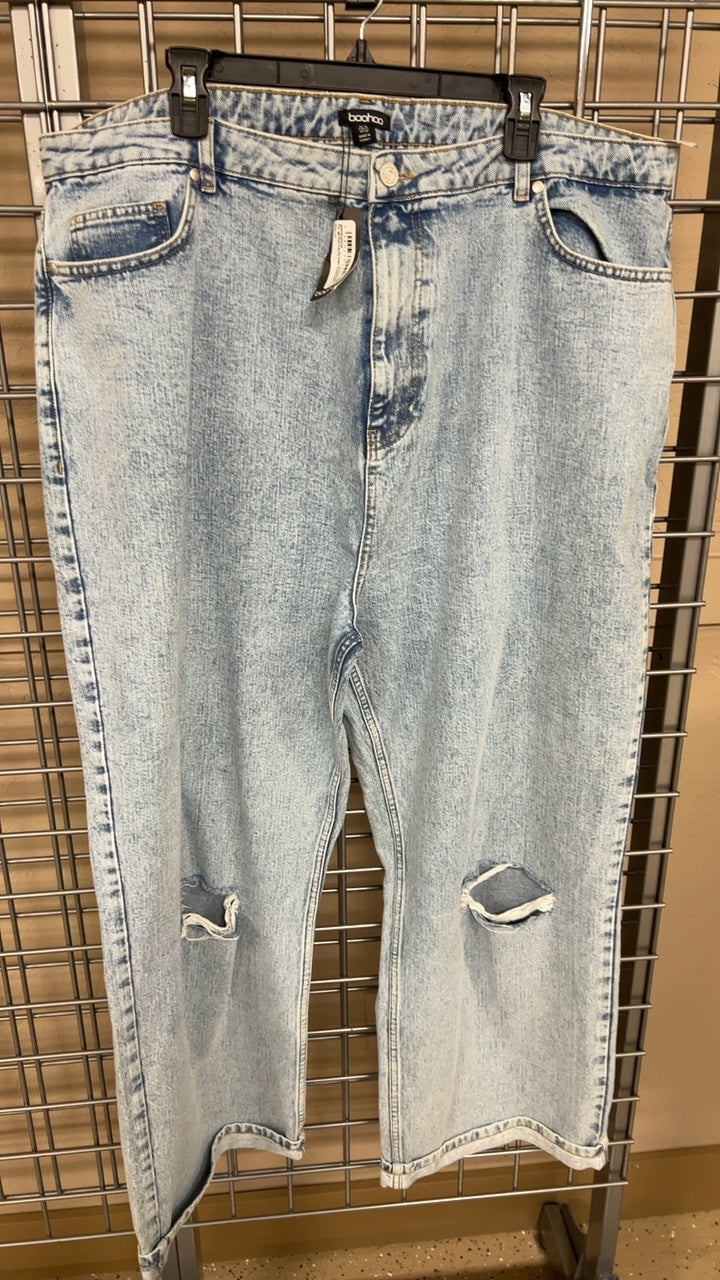 boohoo Pants 20 Light Blue
