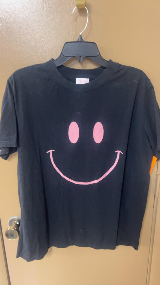 Pink Lily T-Shirt Large Black