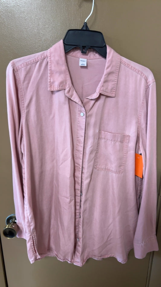 Old Navy Shirt Large Pink