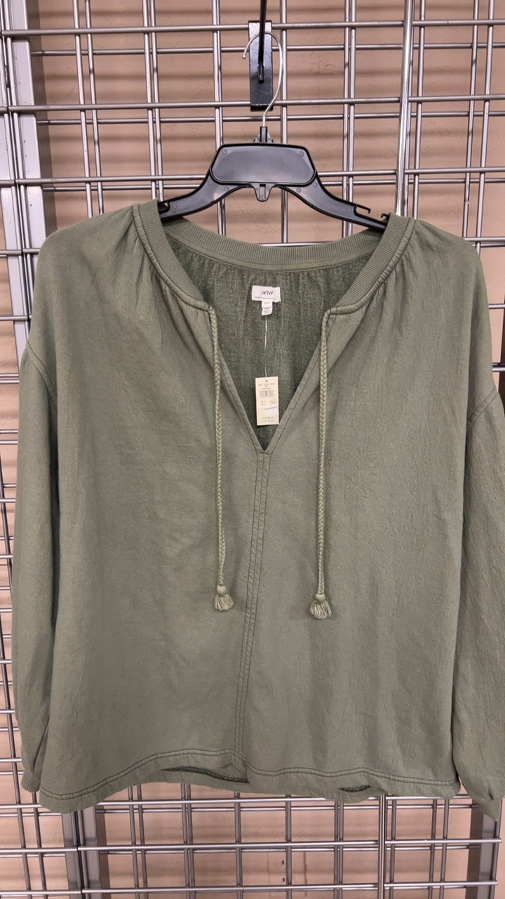 Aerie Sweatshirt Small Olive green