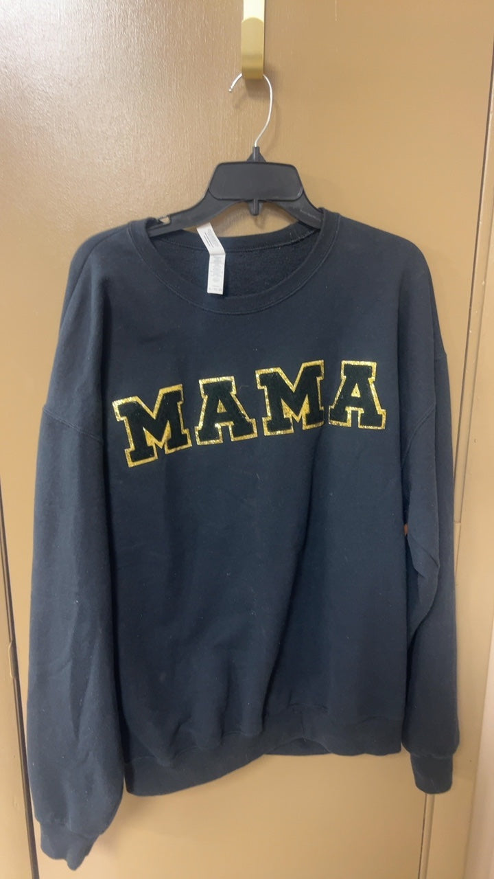 Mama Sweatshirt XL Black