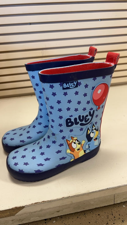 Bluey Rain Boots Youth 9/10 