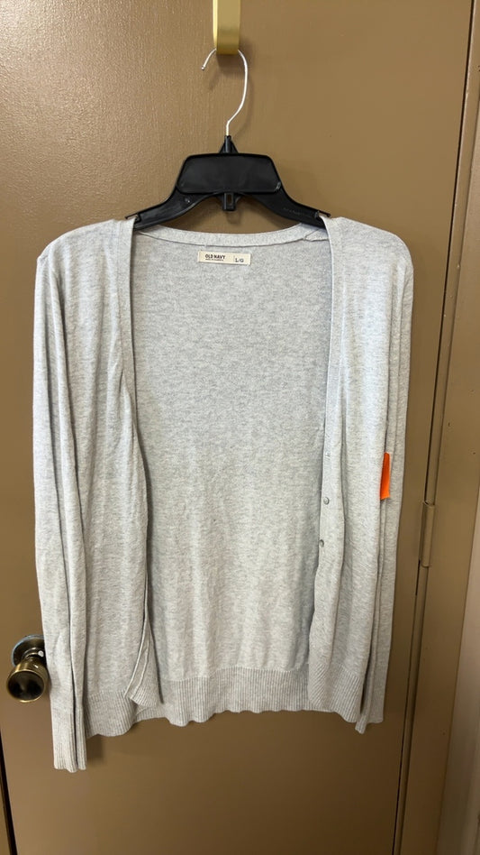 Old Navy Cardigan Large Light Gray