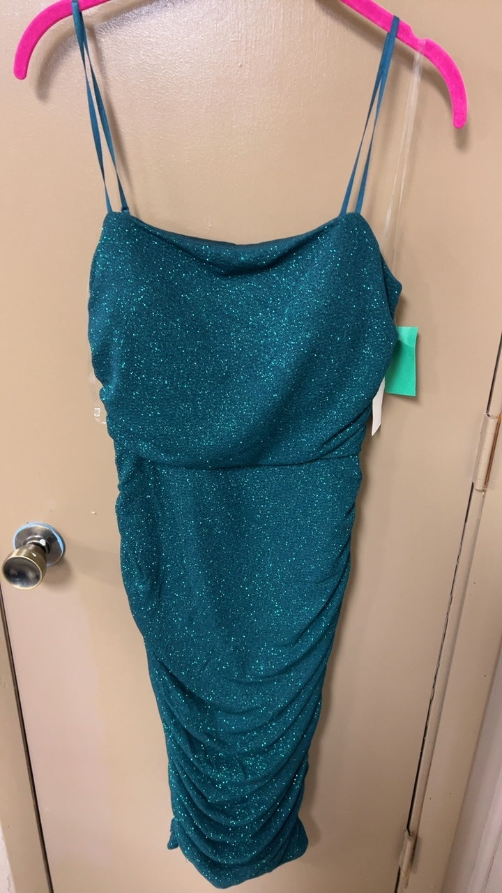 Unknown Dress Large Turquoise