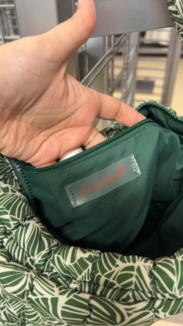 Free People Bag Green and White
