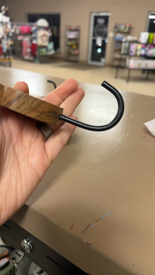 Set of 4 Hook Brown