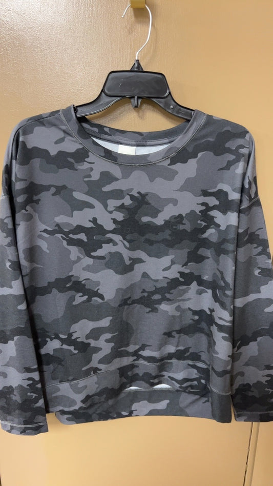  Sweatshirt Large Gray camo