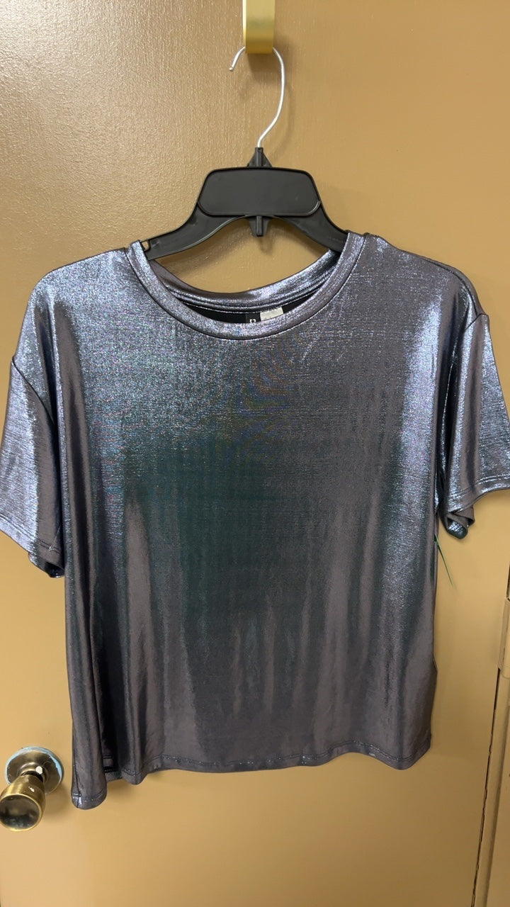  T-Shirt Small Silver