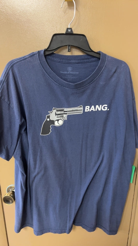 Smith & Wesson T-Shirt MENS XXL Blue