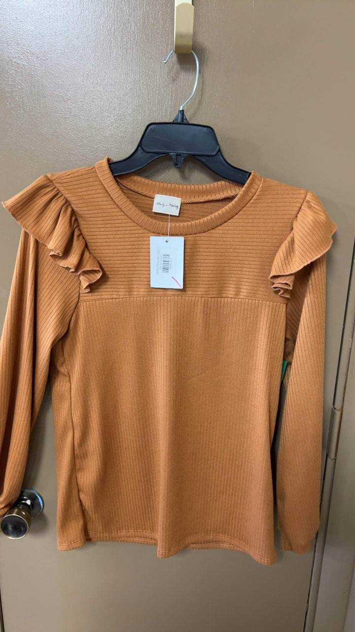 Boutique Blouse Small Orange