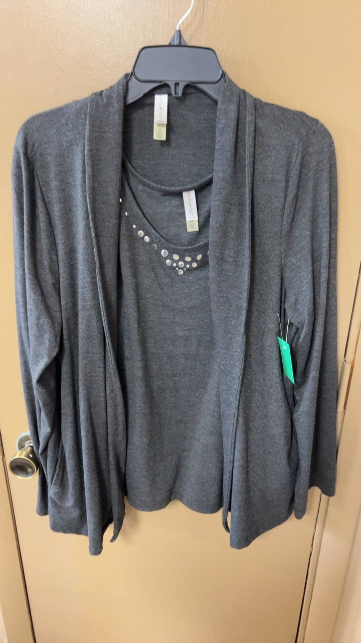  2 piece set Large Gray