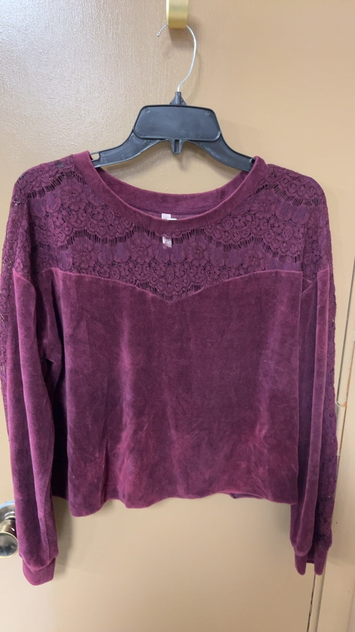 Sweater Large Burgundy