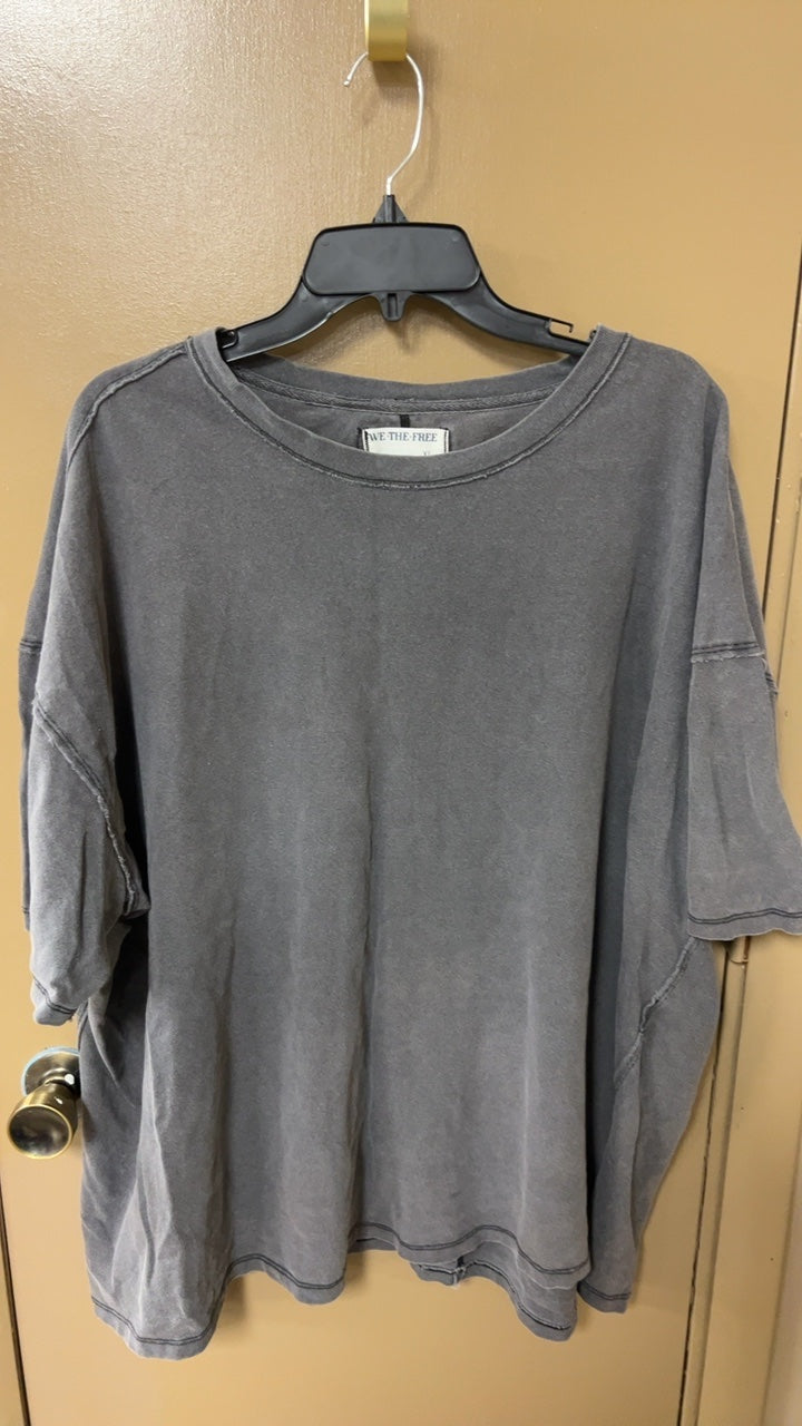 WE THE FREE Sweatshirt Tee XL Gray