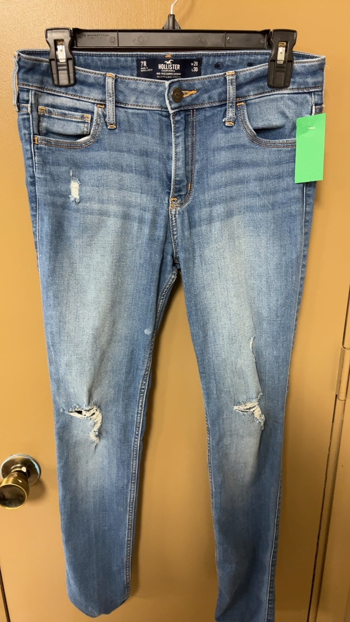Hollister Pants 7 Light Blue