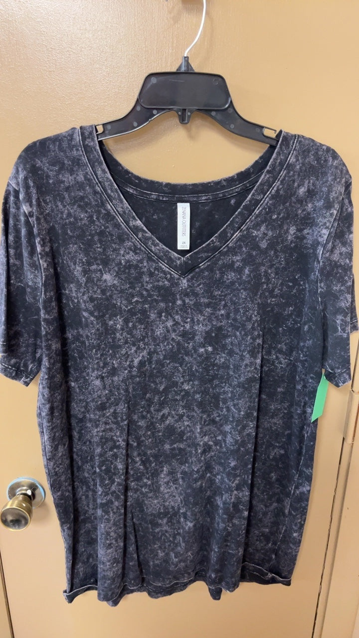 Zenana T-Shirt 2XL Black