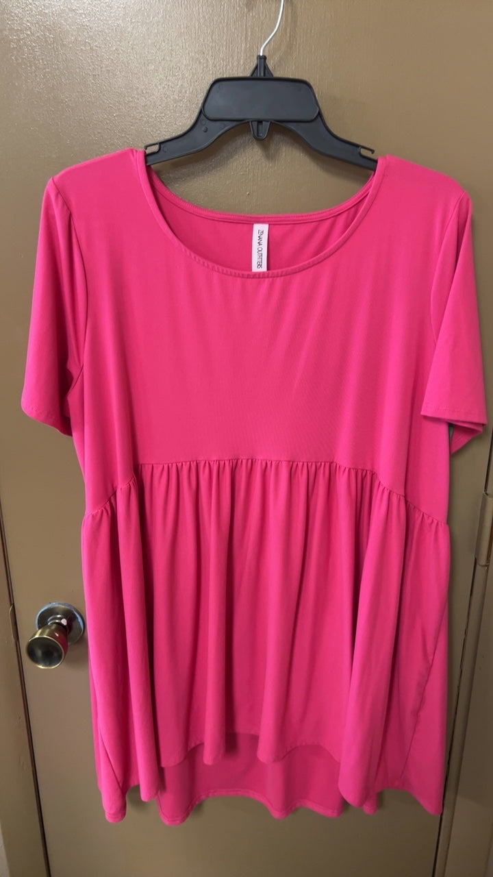Zenana Top 2XL Pink