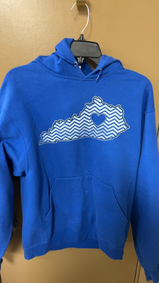 Hoodie Medium Blue