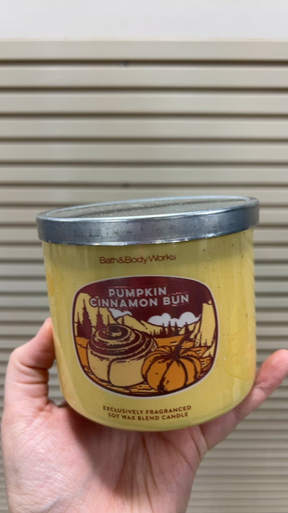 Bath & Body Works Candle Yellow