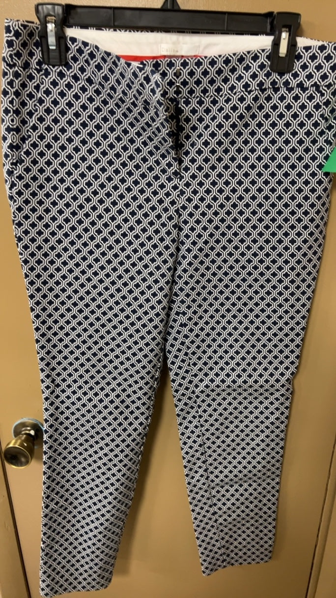 Pants 6 Navy blue and white
