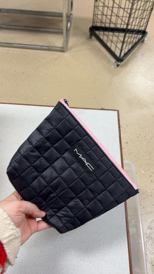 MAC Bag Black with Pink trim