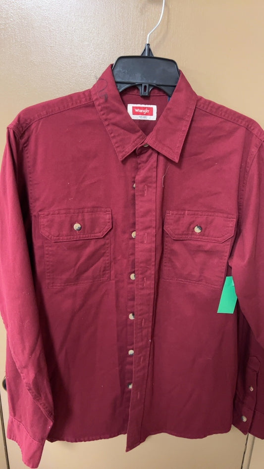Wrangler Shirt MENS SMALL Red