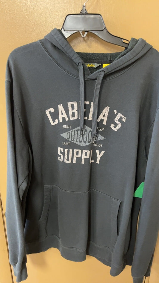 Cabela's Hoodie MENS XL Gray