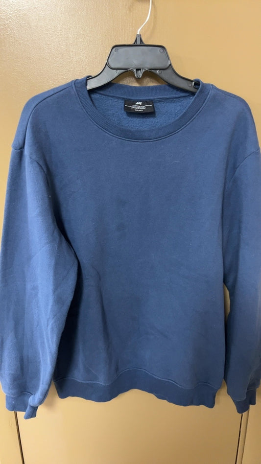 H&M Sweatshirt Medium Blue