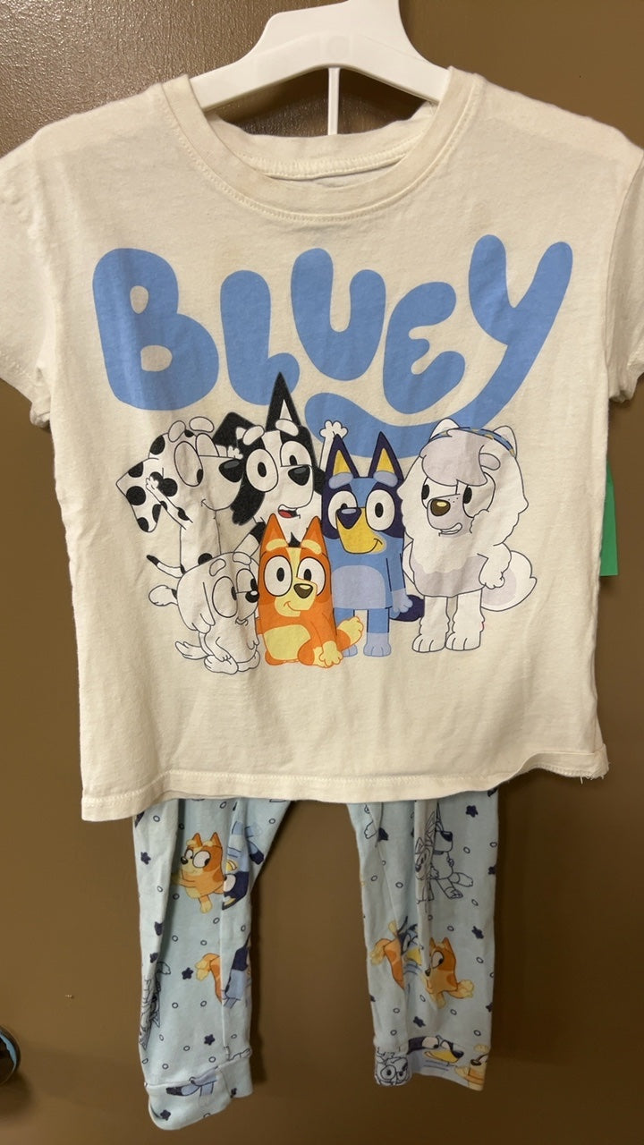 Pajama Set YOUTH 5t Bluey