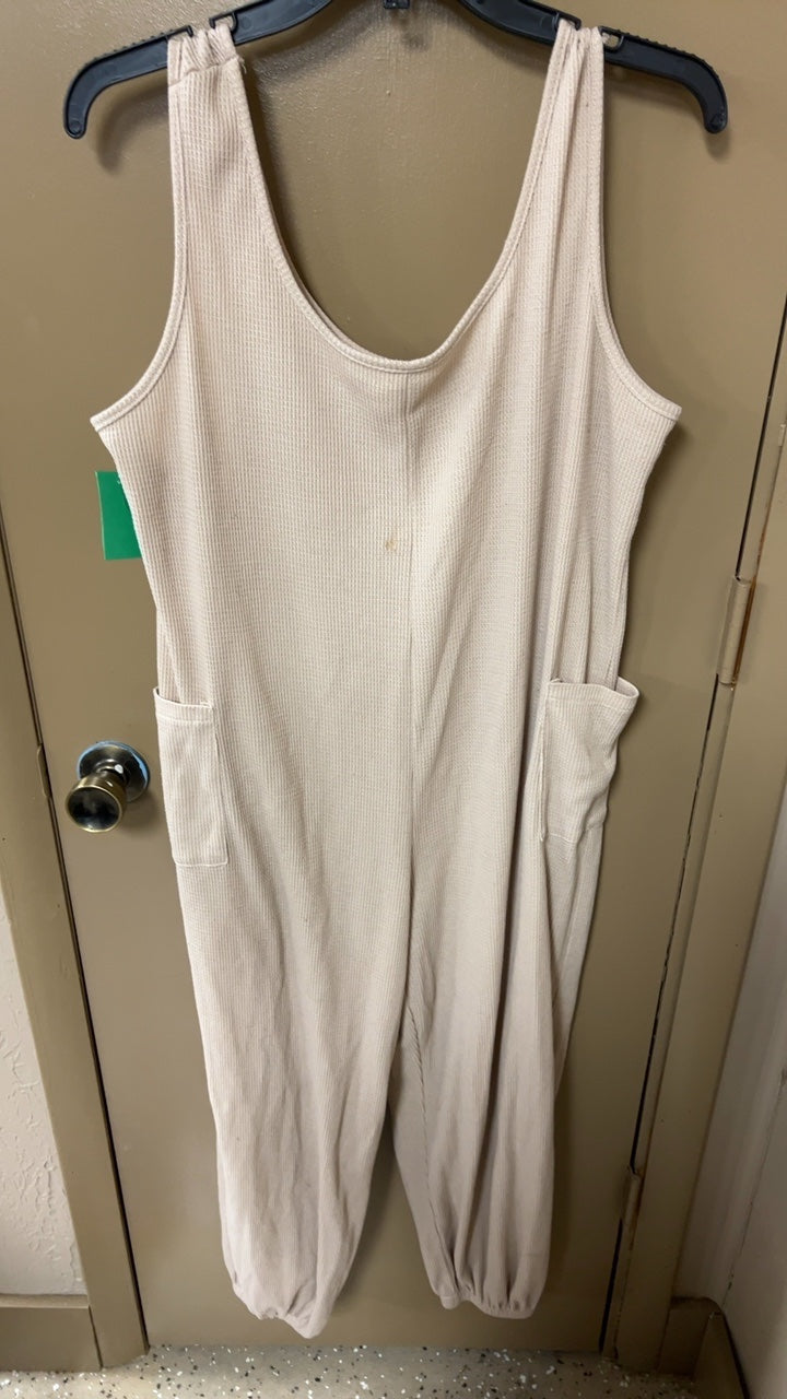 Jumpsuit Large Beige