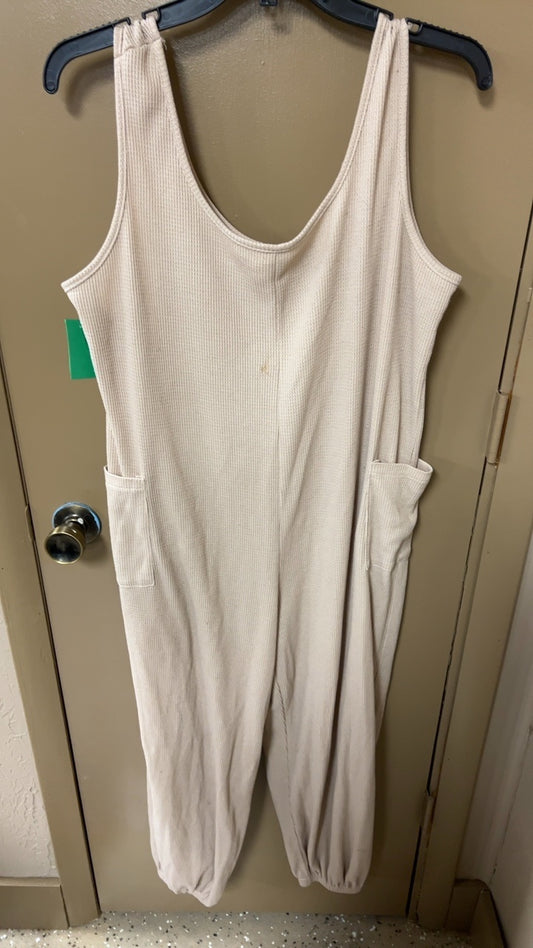 Jumpsuit Large Beige