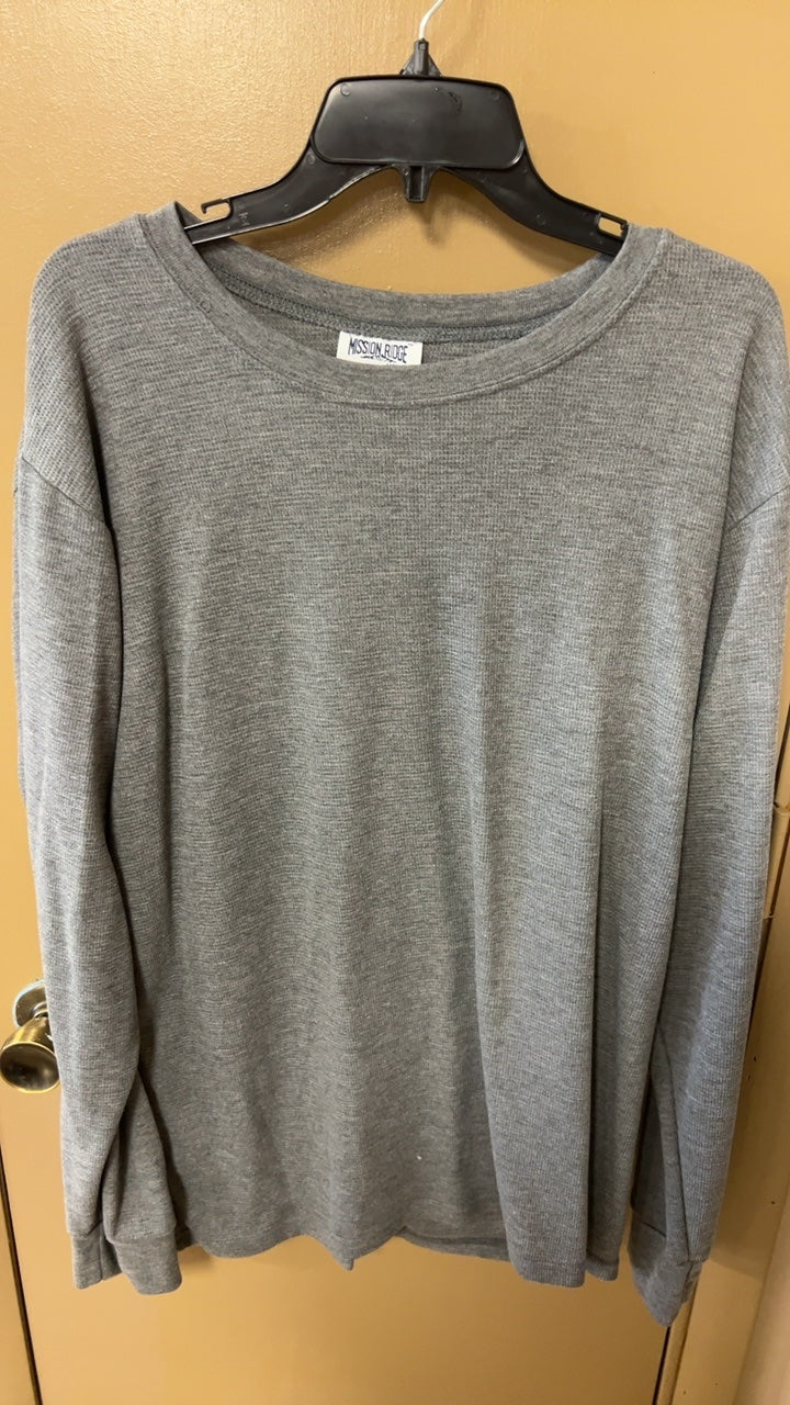 Mission Ridge Sweater MENS XL Gray