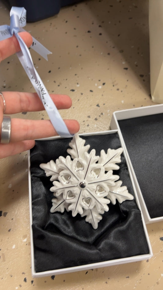 Decorative Ornament White