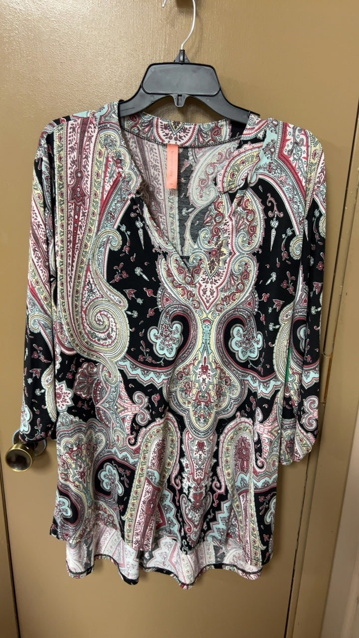 Blouse XL paisley print 