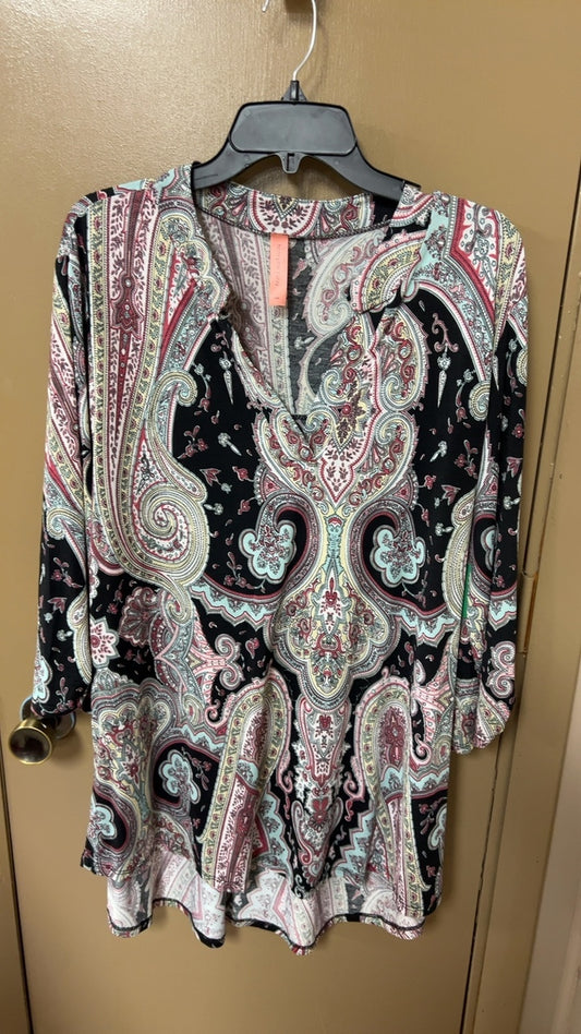 Blouse XL paisley print 