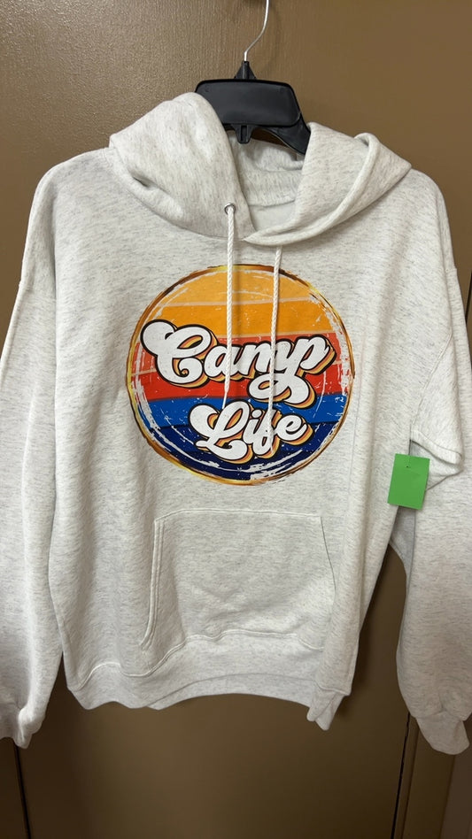 Camp Life Hoodie Medium